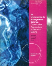 An Introduction to Management Science (!3/e)