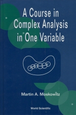 A Course in Complex Analysis in One Variable